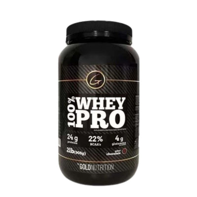 100% Whey Pro 2lb Gold Nutrition - Chocolate