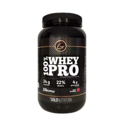 100% Whey Pro 2lb Gold Nutrition - Frutilla