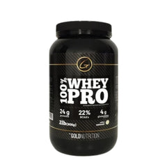 100% Whey Pro 2lb Gold Nutrition - Sabor Natural