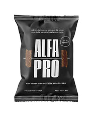 Alfajor Protéico Reducido en calorías Chocolate negro Caja x 8 unidades Alfapro
