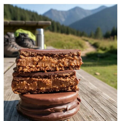 Tabla Nutricional Alfajor Protéico Reducido en calorías Chocolate Blanco caja x 8 unidades Alfapro
