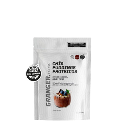 Chia Puddings Proteicos Premezcla Chocolate GRANGER. 280g
