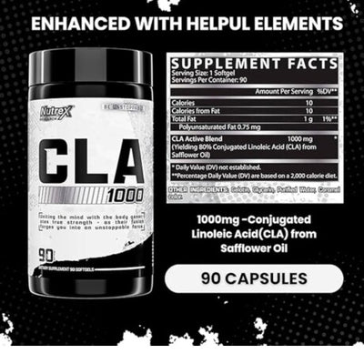 Tabla Nutricional CLA 1000 100Cáp Qualivits