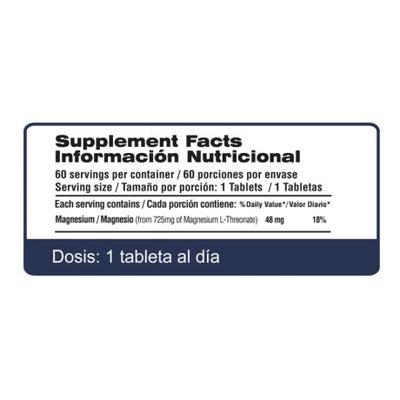 Tabla Nutricional Carbonato de Magnesio en polvo 130 grs Ana María Lajusticia
