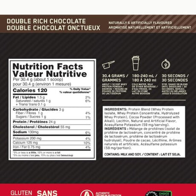 Tabla Nutricional Cibeles Nutrition Whey Protein 4lb - chocolate